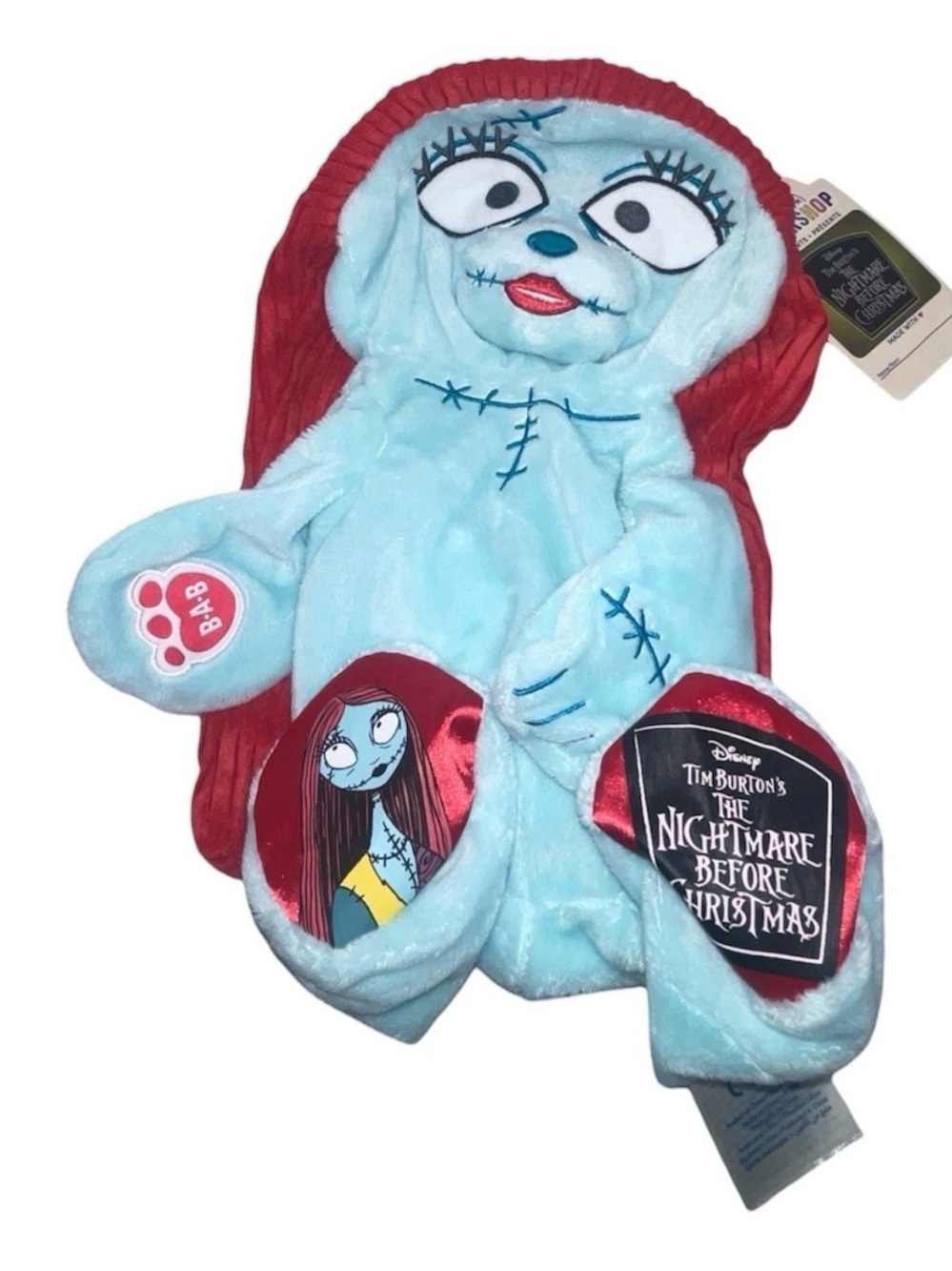 Sally Nightmare Before Christmas Build-a-Bear BAB Plush Unstuffed w/ Tags 2019